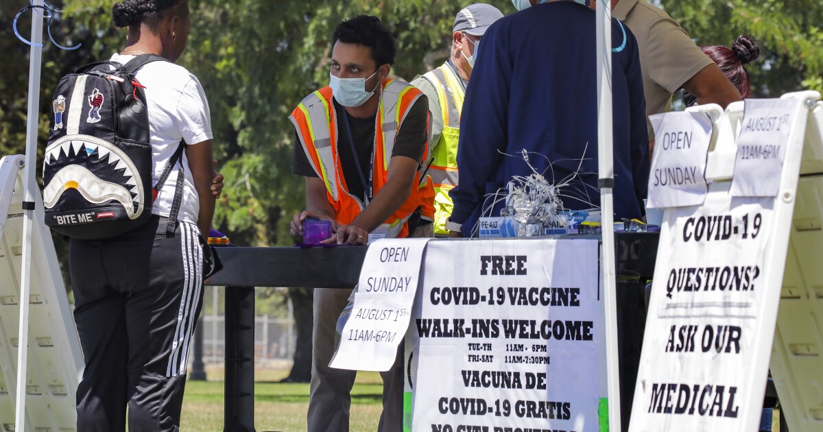 Kalifornijoje užfiksuota 4 milijonai koronaviruso atvejų, kai plinta kintama delta