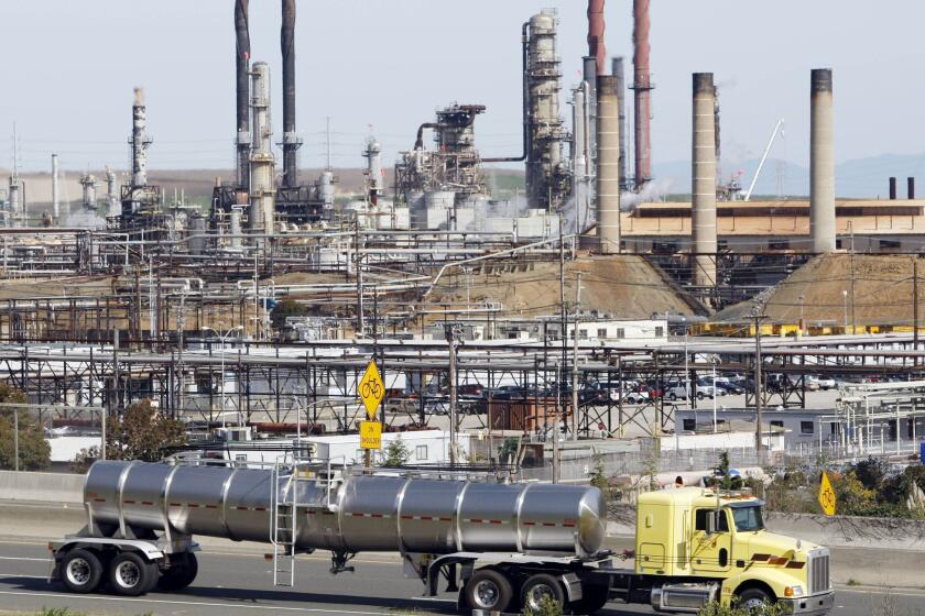 Chevron's Richmond, Calif., refinery, is shown in a 2010 photograph.