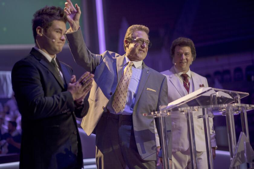 The Righteous Gemstones on HBO. Episode 1 (debut 8/18/19),. Pictured: Adam DeVine, John Goodman, Danny McBride. photo: Fred Norris/HBO