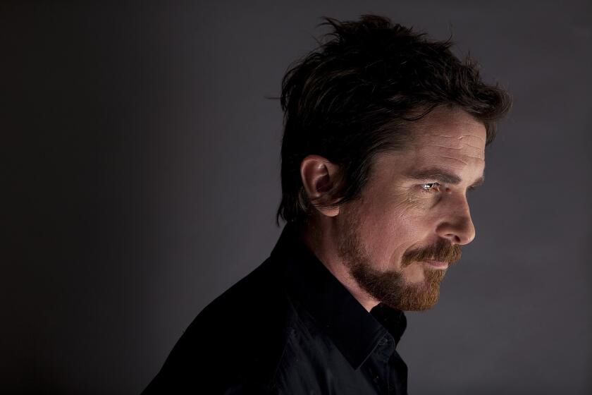 Christian Bale, photographed in November, will voice Bagheera in Warner Bros.' "Jungle Book: Origins."