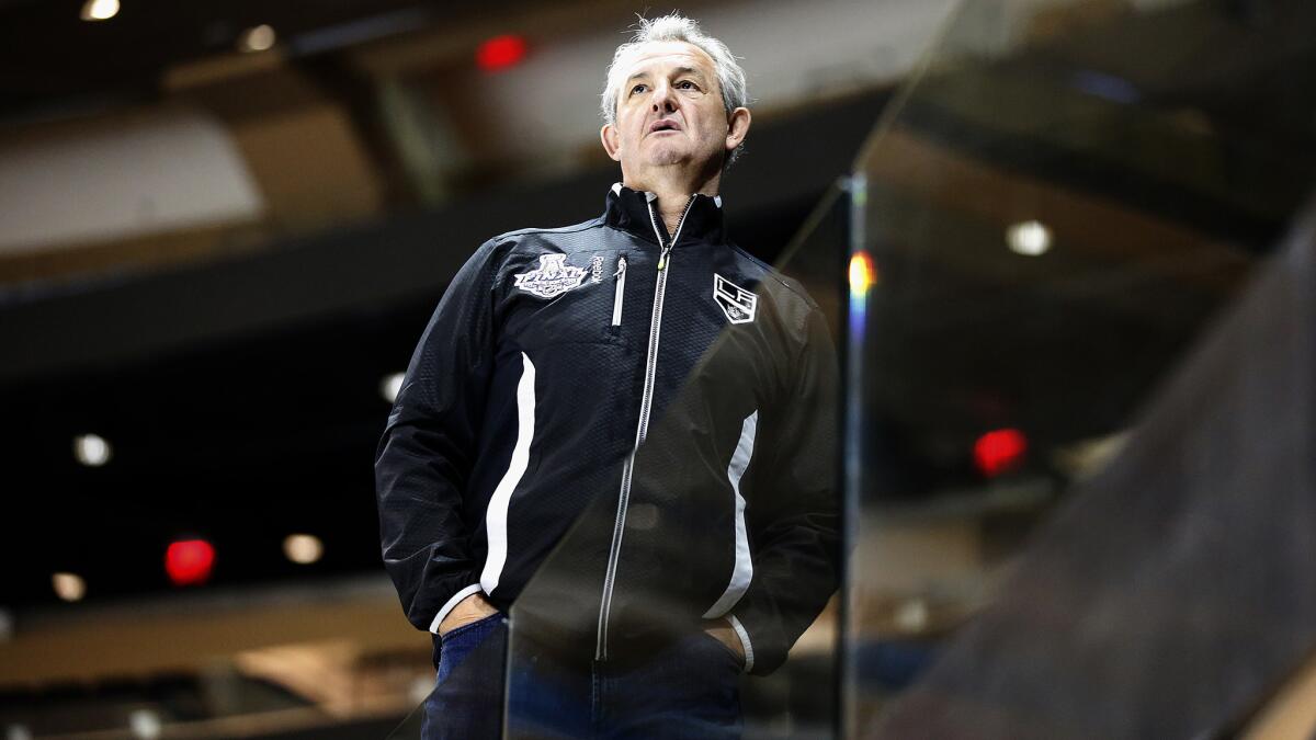 Darryl Sutter led the Kings to Stanley Cup titles in 2012 and 2014.