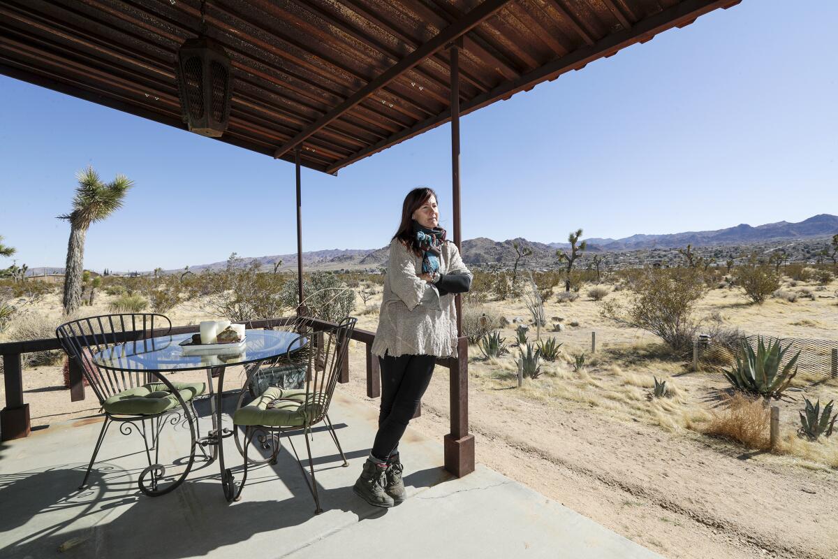 Amanda B'Hymer in Joshua Tree