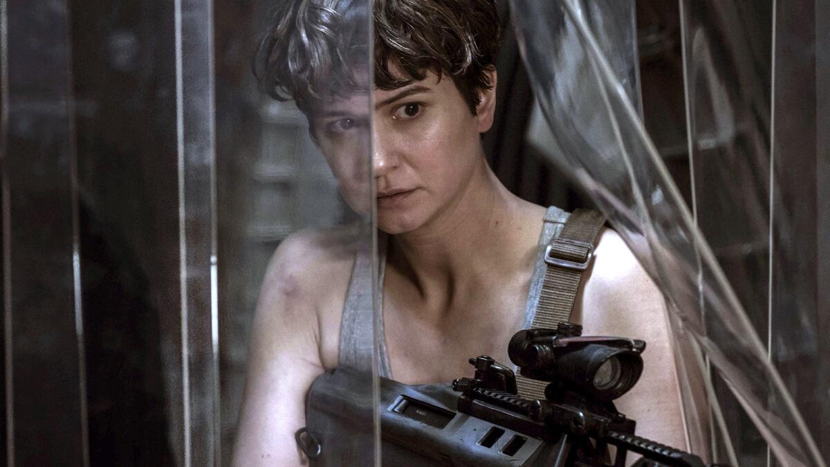 Katherine Waterston stars in "Alien: Covenant" on HBO.