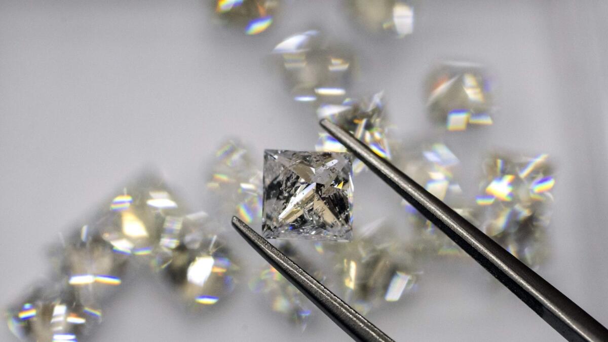 Some diamonds (like these) are for people who like bling, but others are for scientists who want to know more about the Earth's interior.