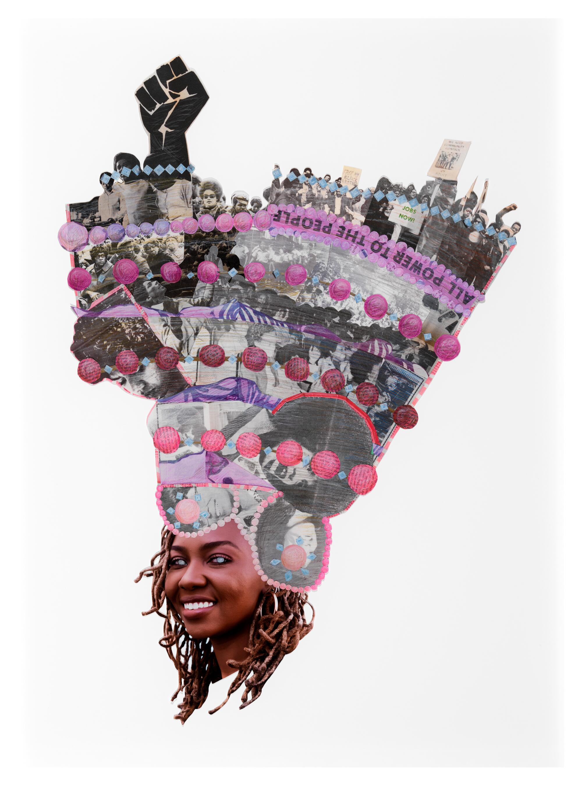 Helina Metaferia, “Headdress XVIII,” 2021.