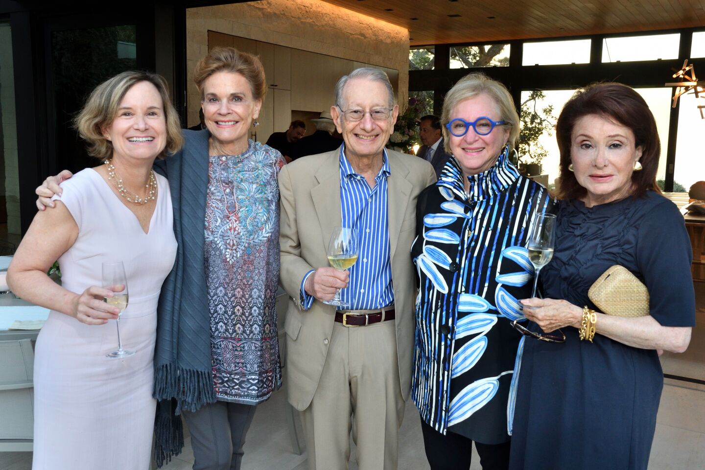 Caroline Freund, Diana Lady Dougan, Drs. Edward and Martha Dennis, and Patty Rome