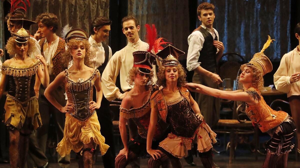 The Royal Ballet performs a production of "Mayerling" at the Dorothy Chandler Pavilion in Los Angeles on July 5.
