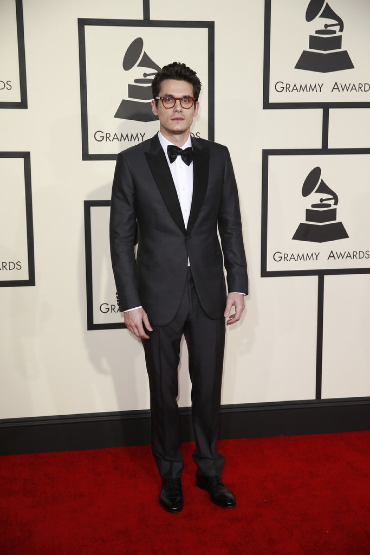 John Mayer during the arrivals at the 57th Annual Grammy Awards at Staples Center in Los Angeles on Feb. 8, 2015. (Allen J. Schaben / Los Angeles Times)