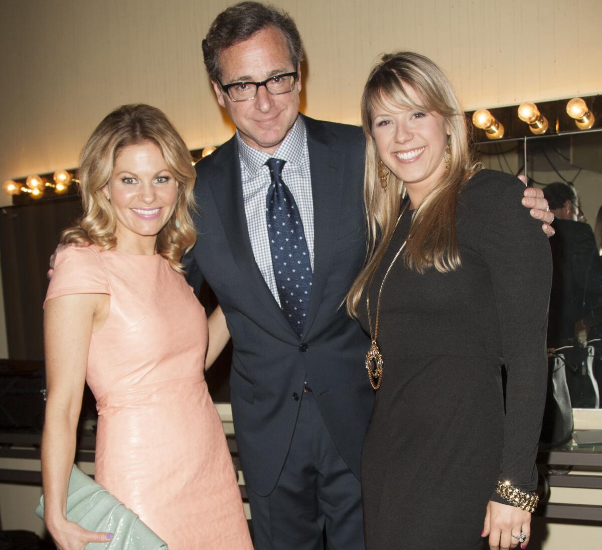 "Full House" stars Candace Cameron-Bure, Bob Saget and Jodie Sweetin attend the Scleroderma Research Foundation's Cool Comedy - Hot Cuisine charity event.