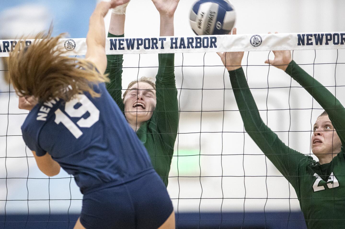 Photo Gallery: Edison vs. Newport Harbor in girls' volleyball