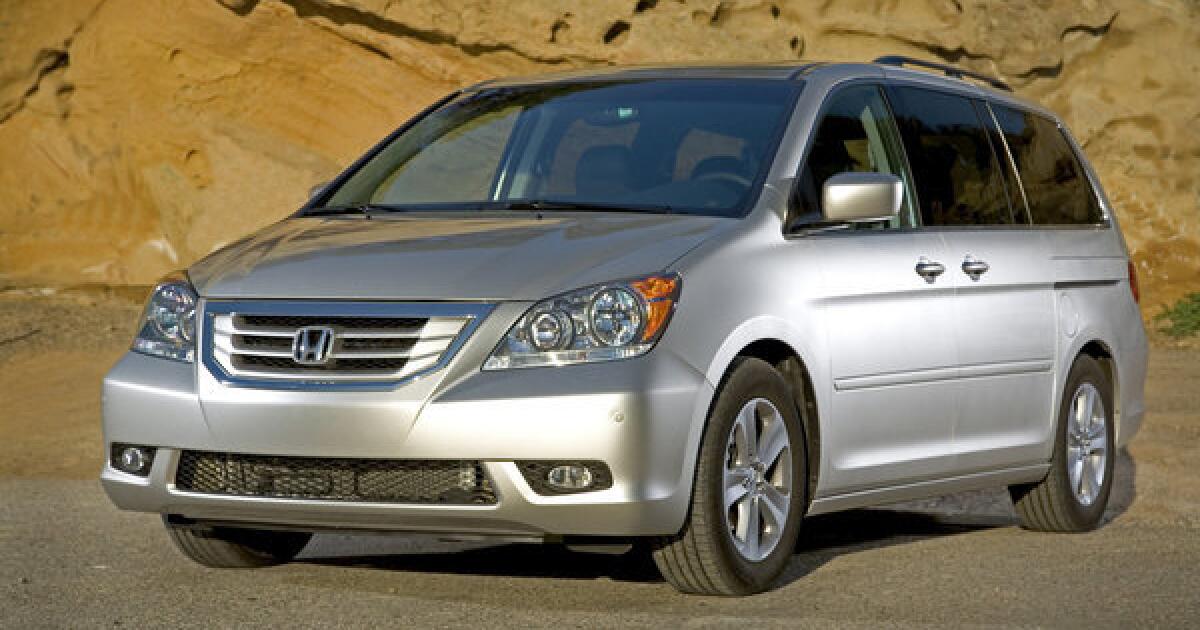 Honda recalls 344,000 Odyssey vans for software glitch Los Angeles Times