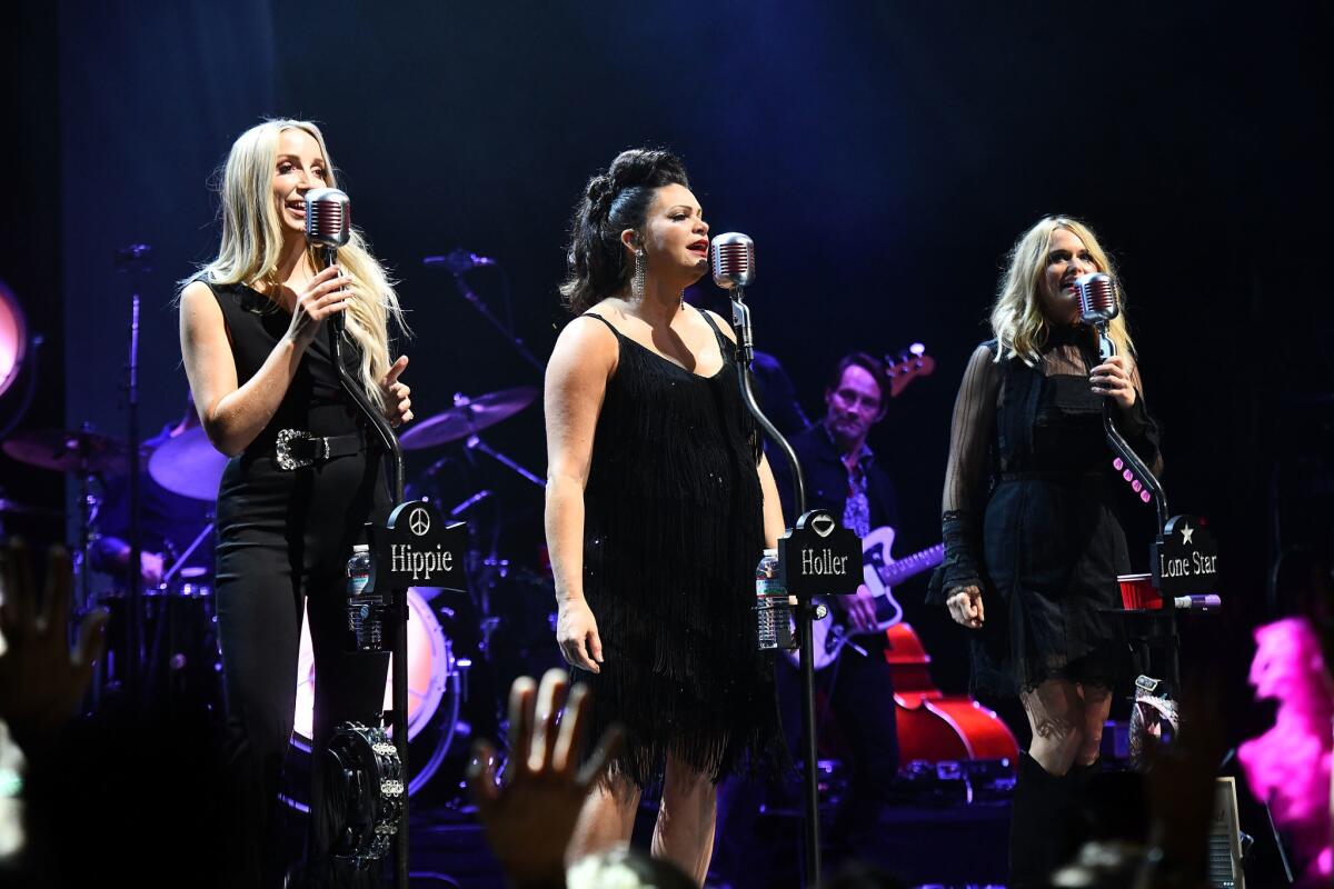 The Pistol Annies performing this month at the Novo in Los Angeles.
