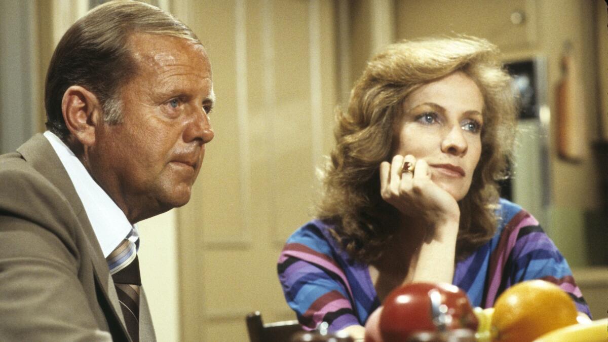 Buckley and Dick Van Patten in a scene from "Eight Is Enough" that aired in 1979.