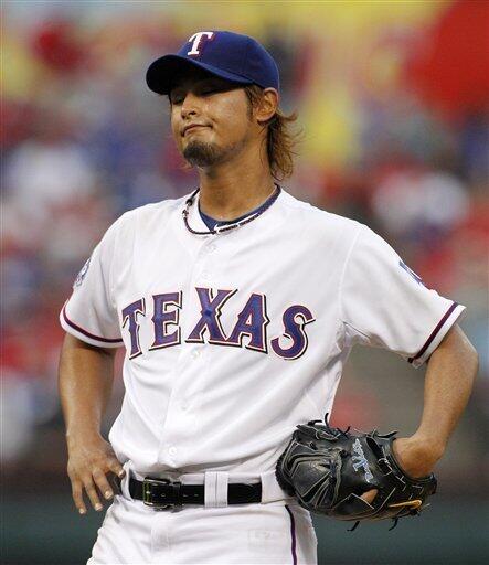Darvish wins ML debut in Rangers' 11-5 win over Ms - The San Diego