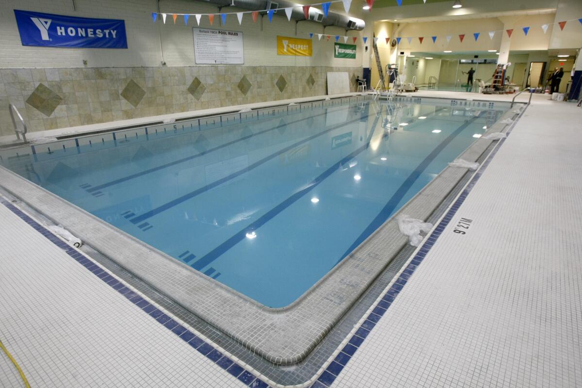 The Burbank Community YMCA recently spent about $1 million for renovations of the pool, and the gym at the Magnolia Blvd. location in Burbank, pictured in Friday, January 10, 2014.