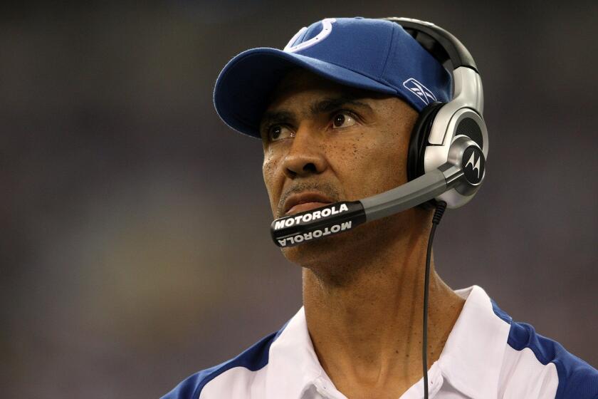 NFL commentator Tony Dungy, the former Colts coach, is drawing some heavy criticism for him comments about Michael Sam.