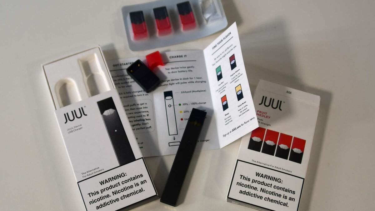 Juul has become synonymous with vaping. It sells electronic cigarettes and the nicotine pods that go in them.