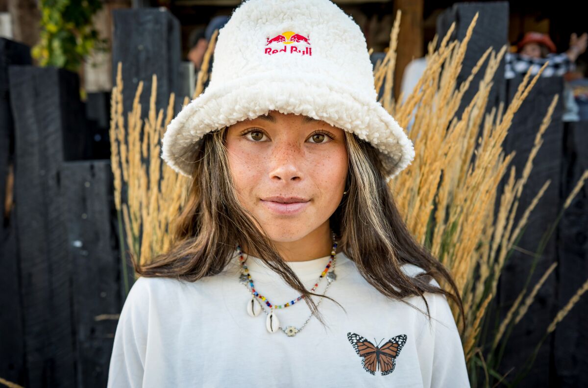 Veteran snowboarder Hailey Langland, of San Clemente, plays a key role in a new snowboarding film that screened in Encinitas.