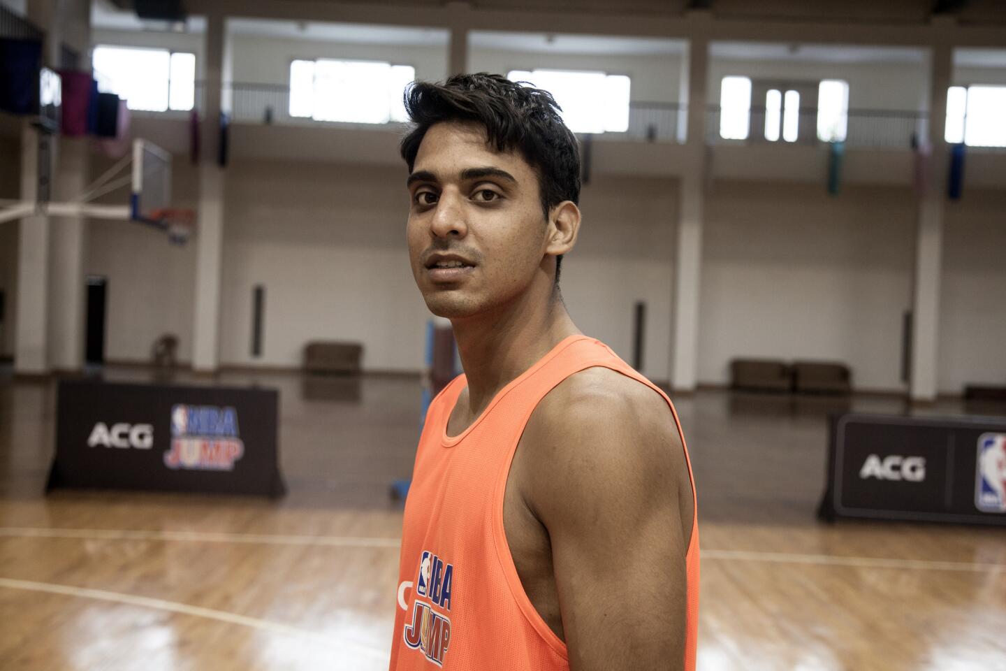 Loveneet Singh Atwal was one of 32 promising young Indian players invited to a tryout for the NBA's Development League at a sports complex in Greater Noida, near New Delhi.