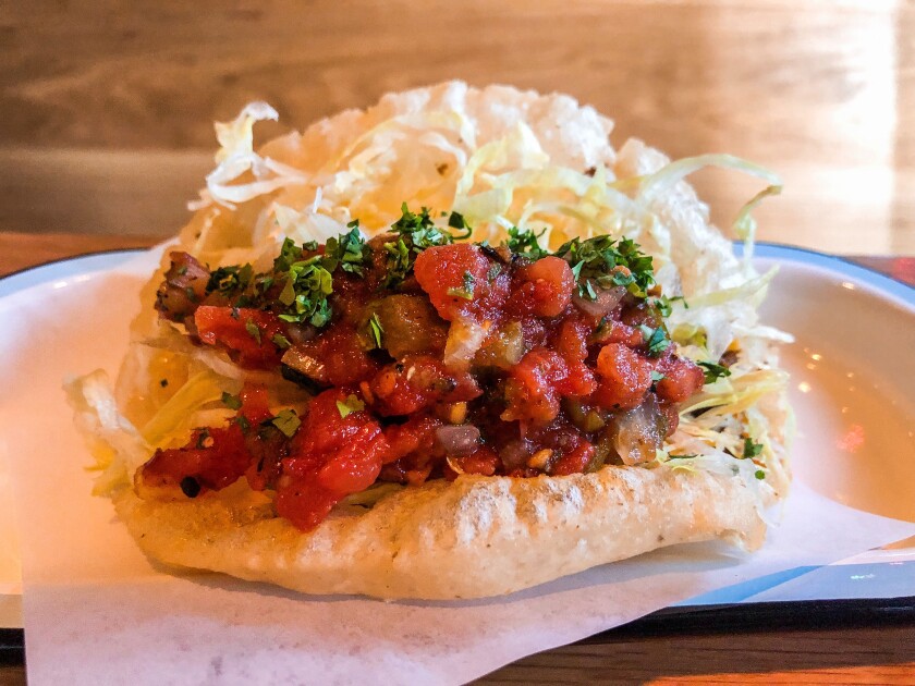 Amá•cita fried tacos puffed taco