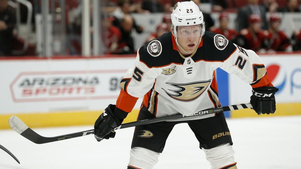 Ducks right wing Ondrej Kase.