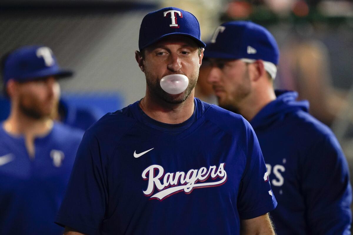 Scherzer to start Game 3 of ALCS for Rangers against Astros - The