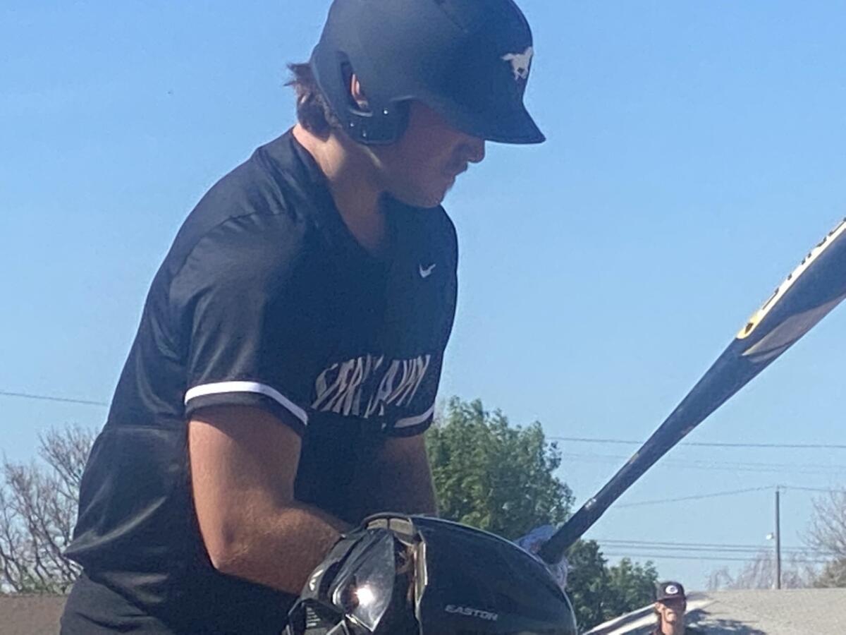 On opening day, Jaden Noot of Sierra Canyon hit a two-run home run.