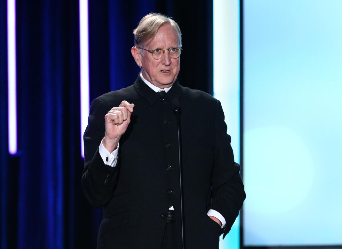 T Bone Burnett addresses the 29th American Cinematheque Award honoring Reese Witherspoon.