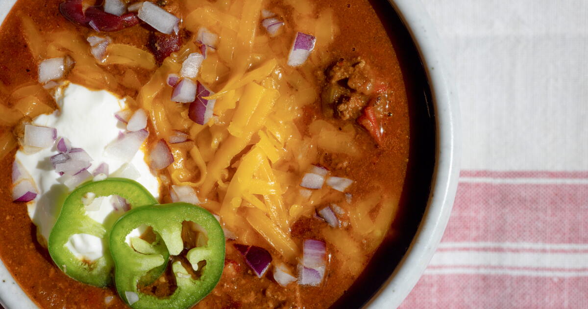Das ist das Truthahn-Chili, nach dem mich alle fragen