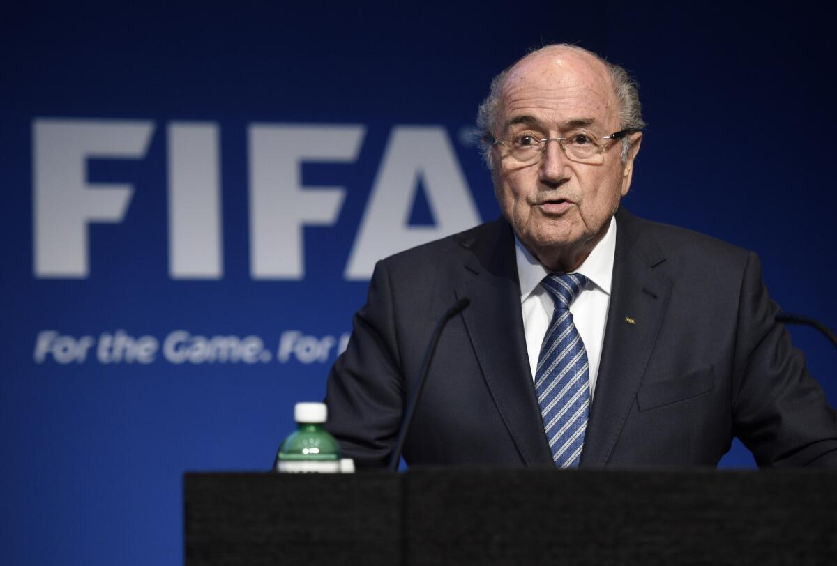 Sepp Blatter dejará a ser el presidente de la FIFA.