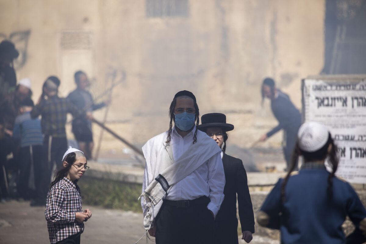 Virus Outbreak Mideast Israel Passover