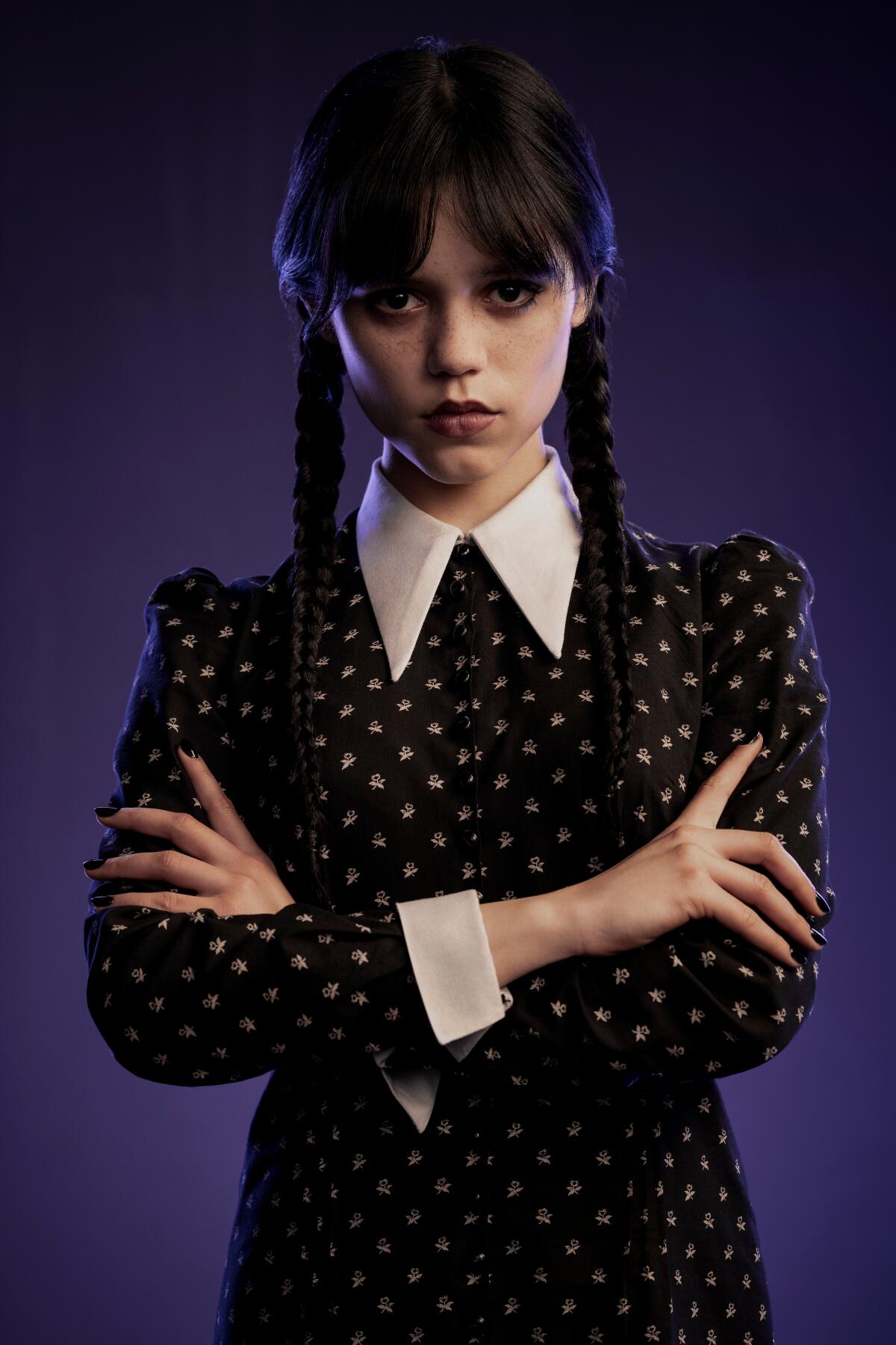 Jenna Ortega's goth vibe for 'Wednesday' takes off - Los Angeles Times Jenna Ortega's goth vibe for 'Wednesday' takes off - Los Angeles Times