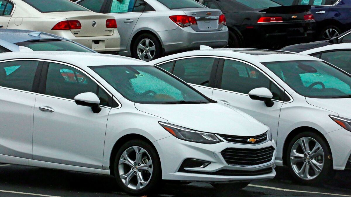 Used-car sales fell 64% in the last week of March, according to auction company Manheim. 