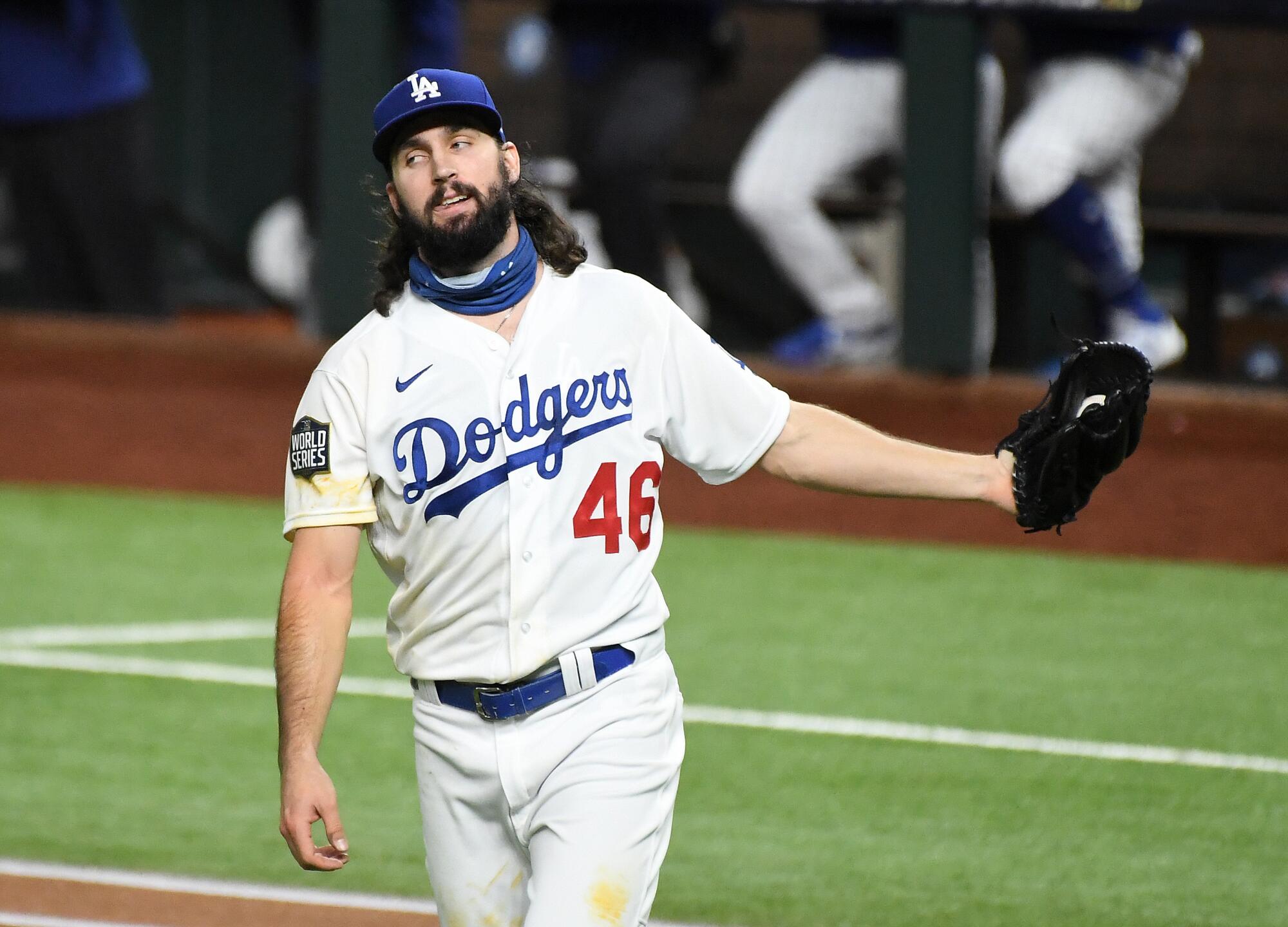 Dodgers starting pitcher Tony Gonsolin  