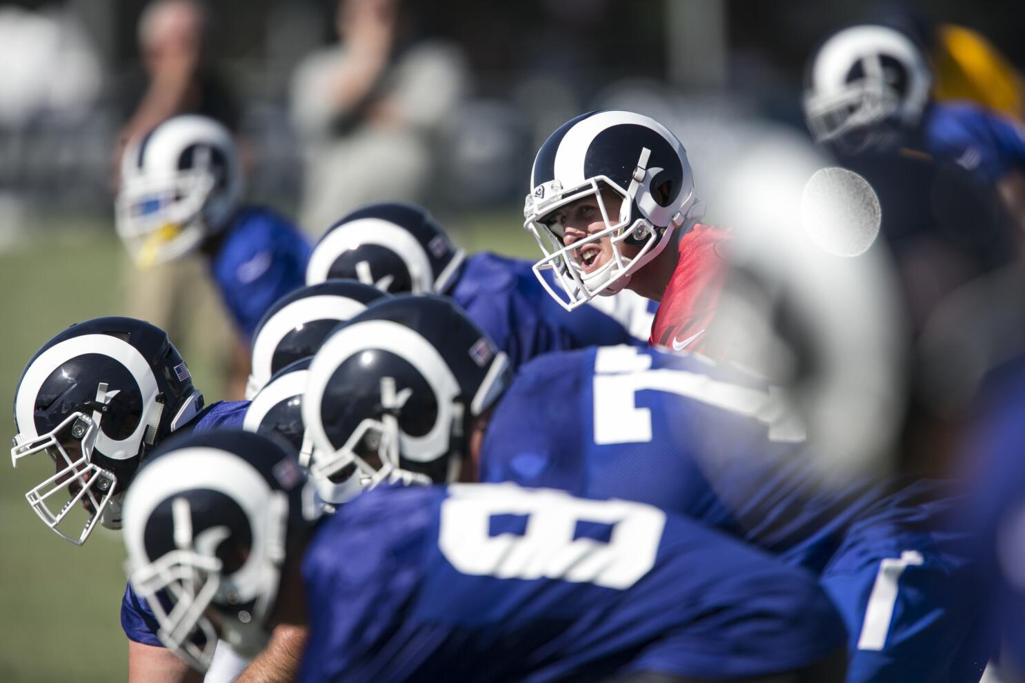 Rams second-year quarterback Jared Goff embraces his role as a