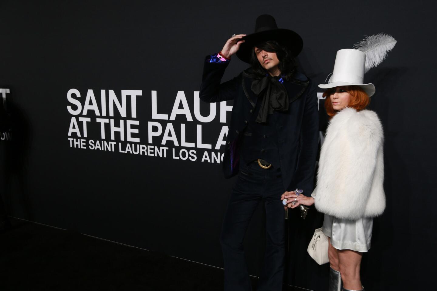 Saint Laurent's Hedi Slimane rocks the L.A. runway with retro-glam