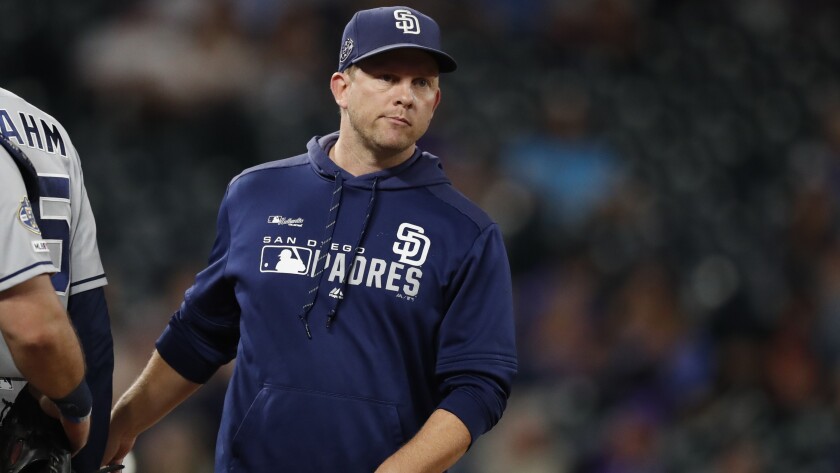 Padres manager Andy Green.