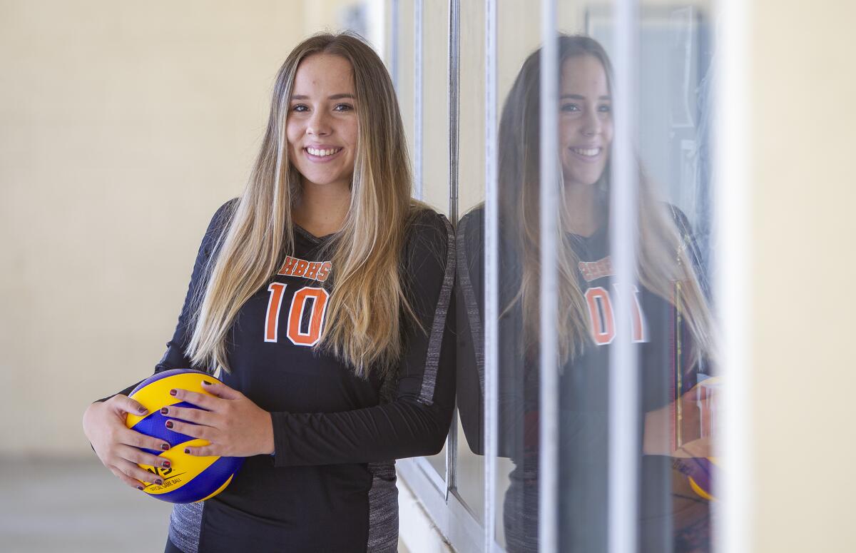 Jaclyn Sanchez helped Huntington Beach reach the Burbank Tournament title match on Aug. 31.