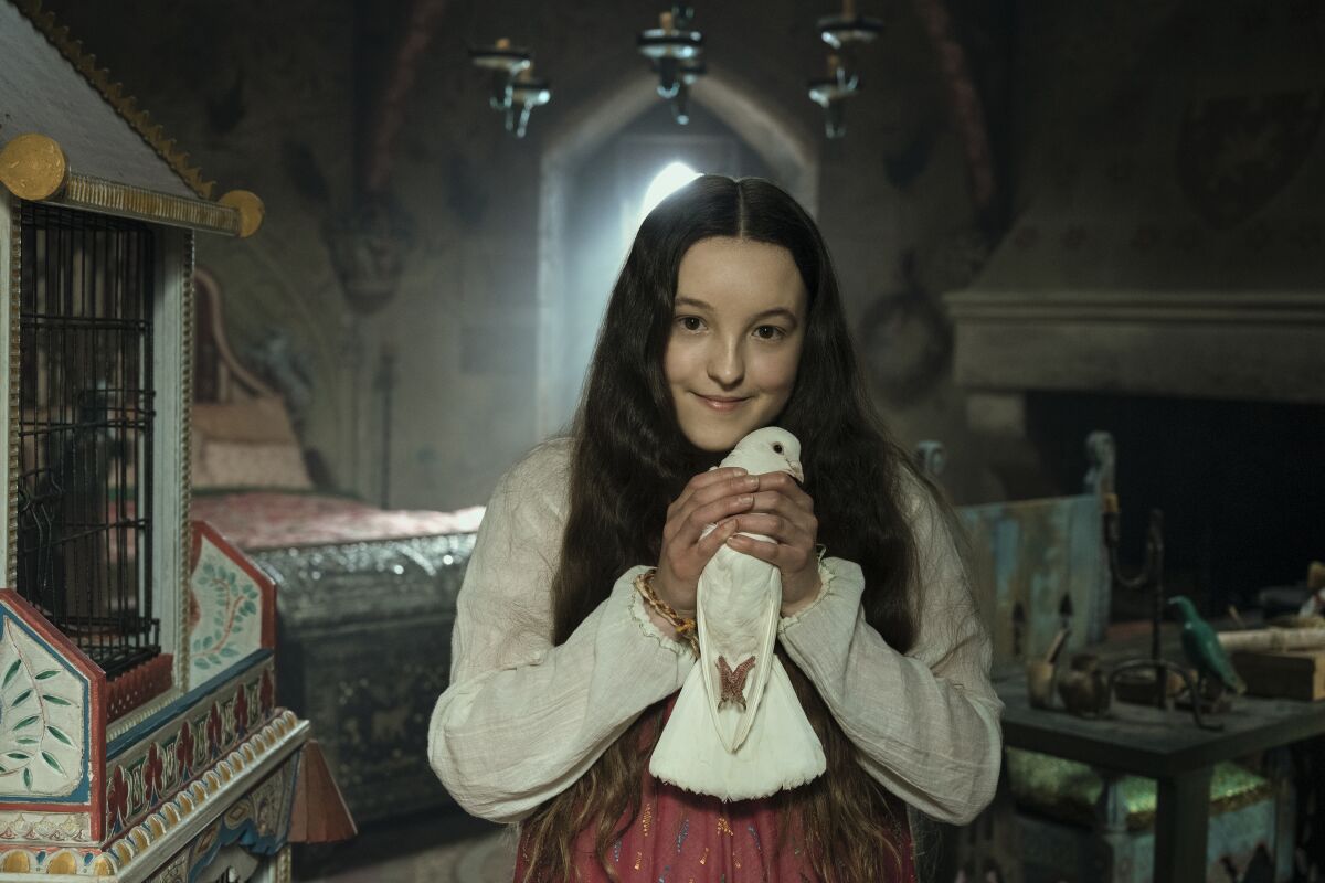 Bella Ramsey in "Catherine Called Birdy."