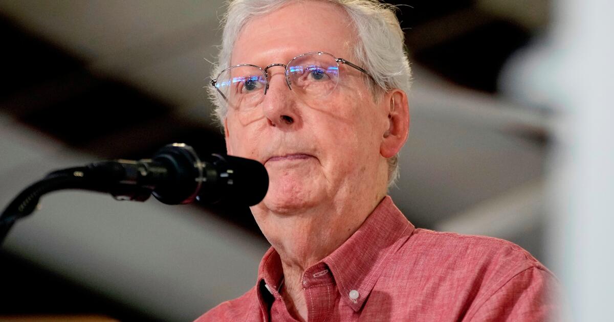 Selon McConnell, la chute a entraîné une hospitalisation