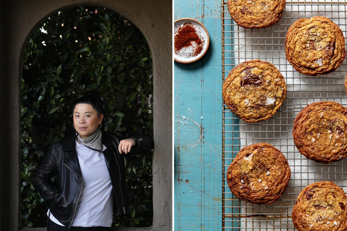Mei Lin of Nightshade and her über-nutty brown butter and espresso cookies.