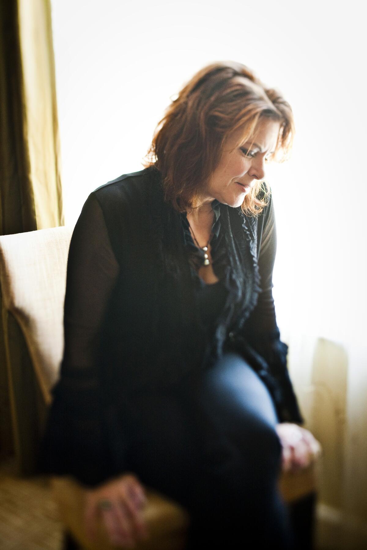 Roseanne Cash is photographed at the Beverly Wilshire Hotel.