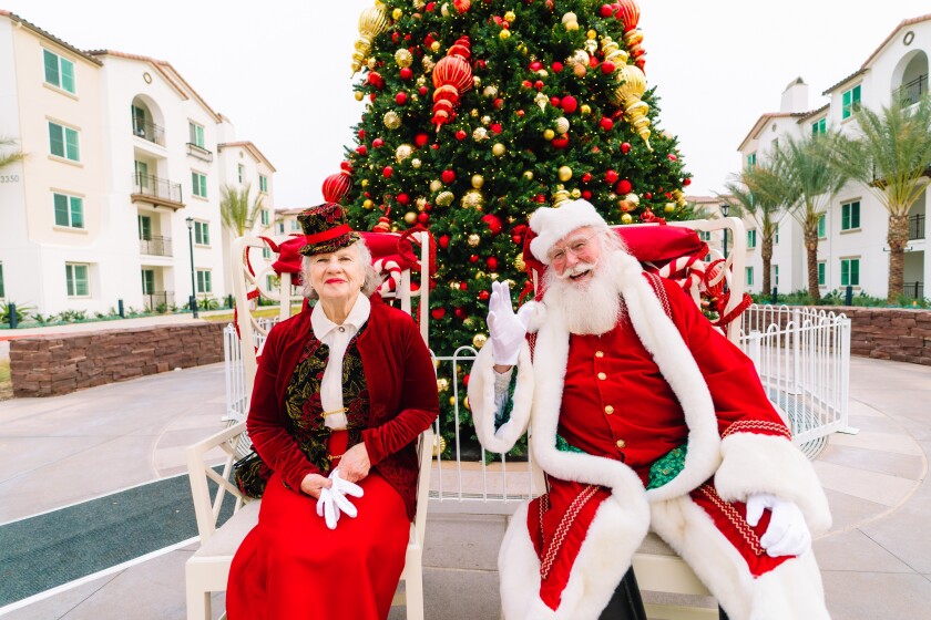 Santa and Mrs. Claus will be at the Village on Dec. 13.