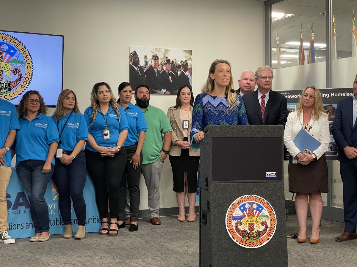 San Diego County Supervisor Terra Lawson-Remer discusses the county's new North County homeless outreach teams.
