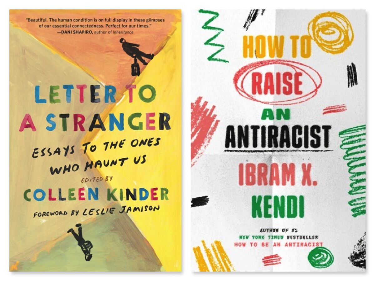 Side-by-side photos of two books.
