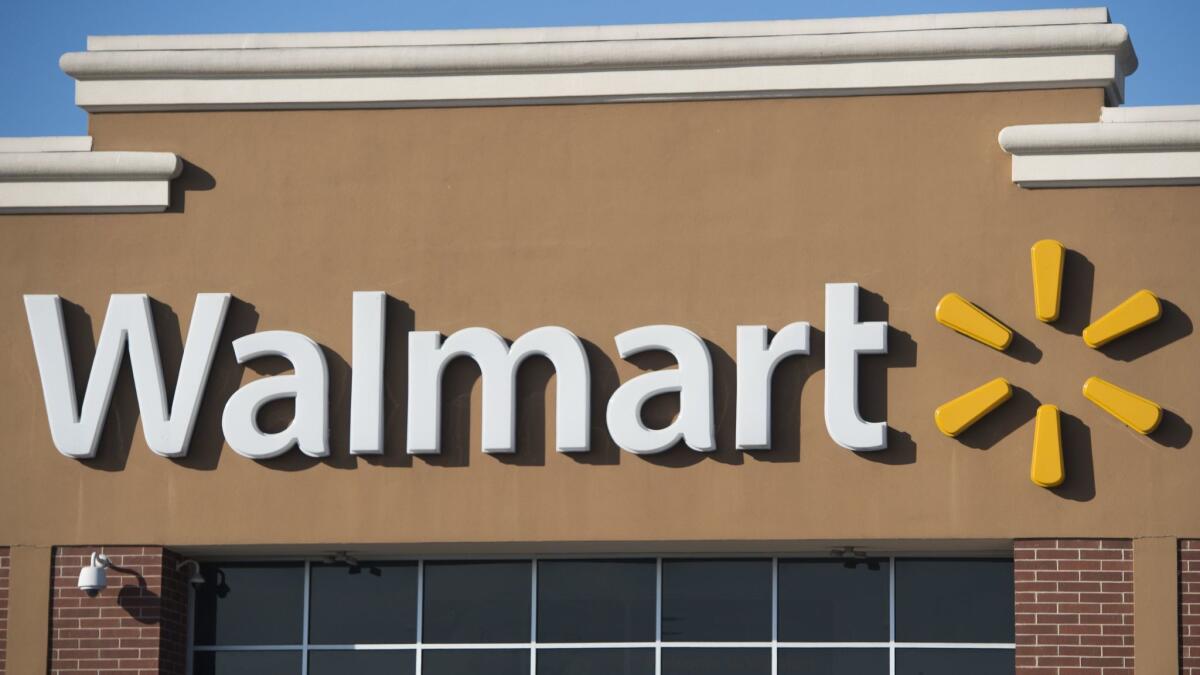 A Wal-Mart store in Landover, Md. The retail giant is testing a service that would allow customers to use smart-home technology to remotely open the door for delivery workers and watch a livestream of the delivery.