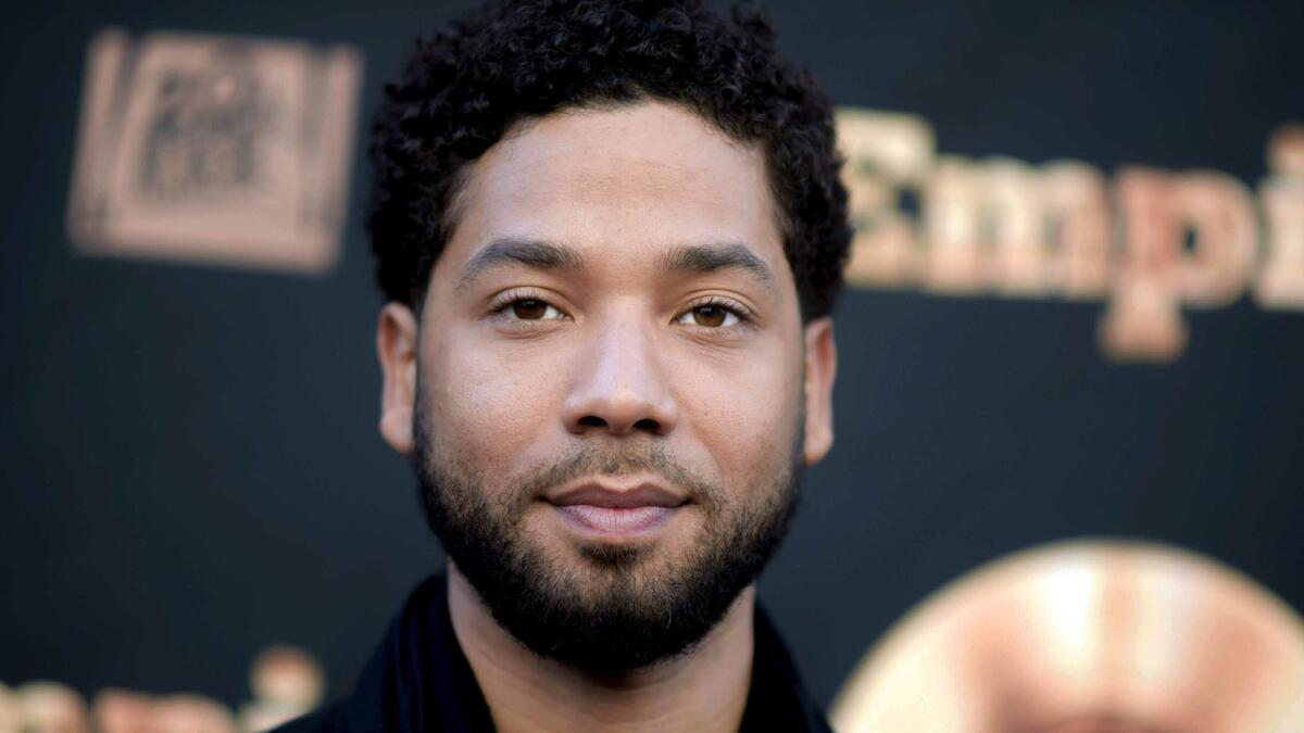 Actor Jussie Smollett reported being attacked near his apartment. He co-stars in the TV series "Empire," which films in Chicago.