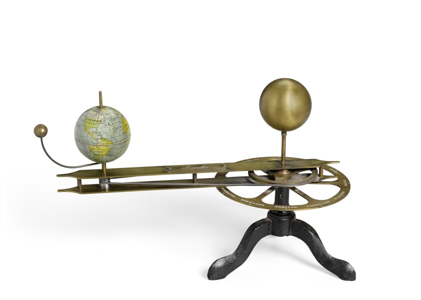 The circa 1900 celestial model sold for $6,875 recently at Bonhams New York.