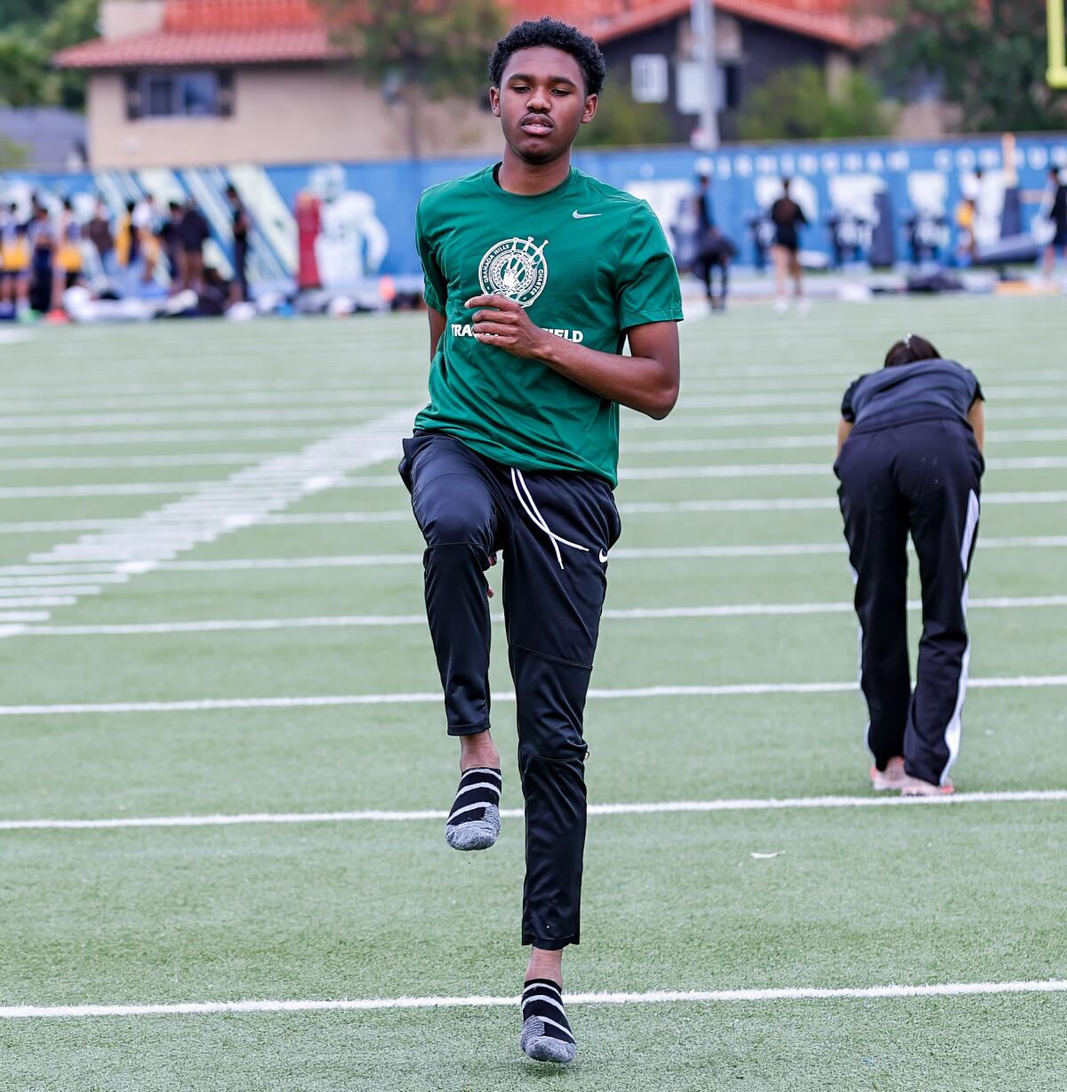 Justin Hart of Granada Hills will be running in the 200 meters at the Arcadia Invitational on Saturday.