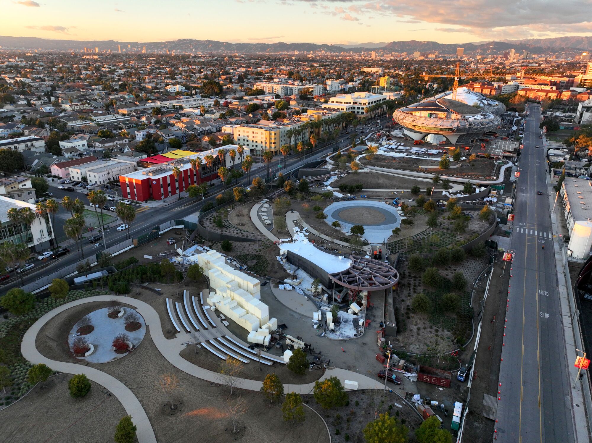 The museum features an 11-acre campus with green spaces for dining, retail and events.